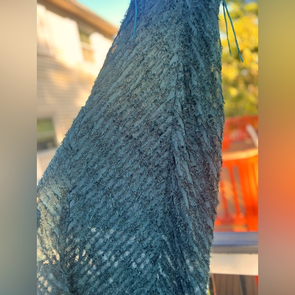 ZARA HALTER DRESS WITH FRINGE - Picture 13 of 13